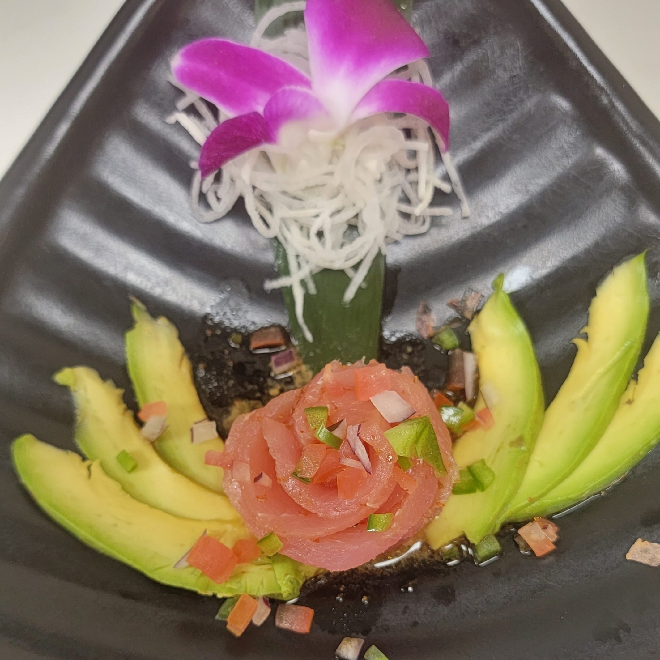Tuna Carpaccio.
