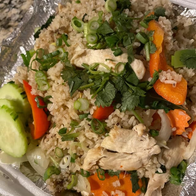 Spicy Basil Fried Rice.